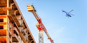 Hartford Helicopter Lift in City