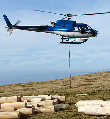 Hartford Helicopter Log Lift